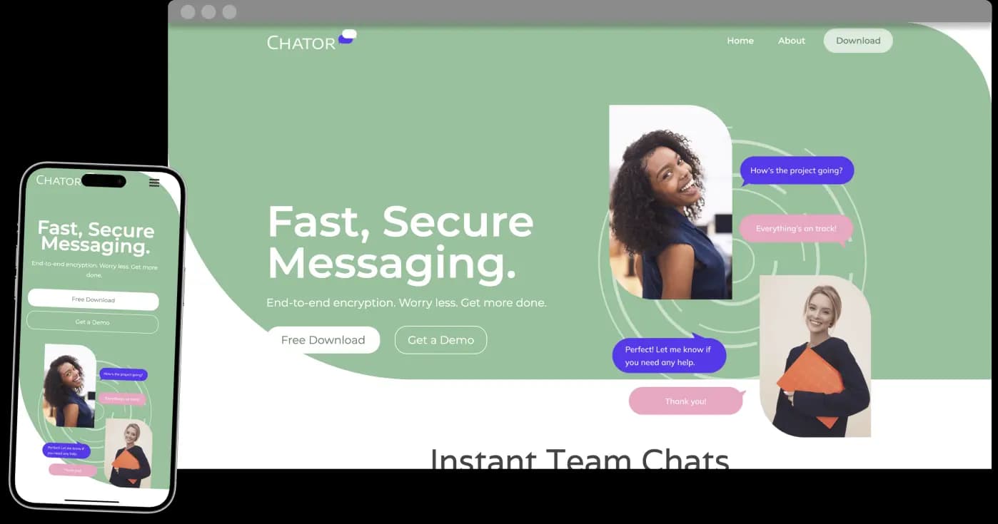 chator app screenshot