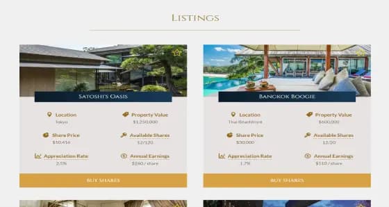 realestate app screenshot